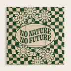 No Nature No Future Wood Wall Art Gallery Image 1