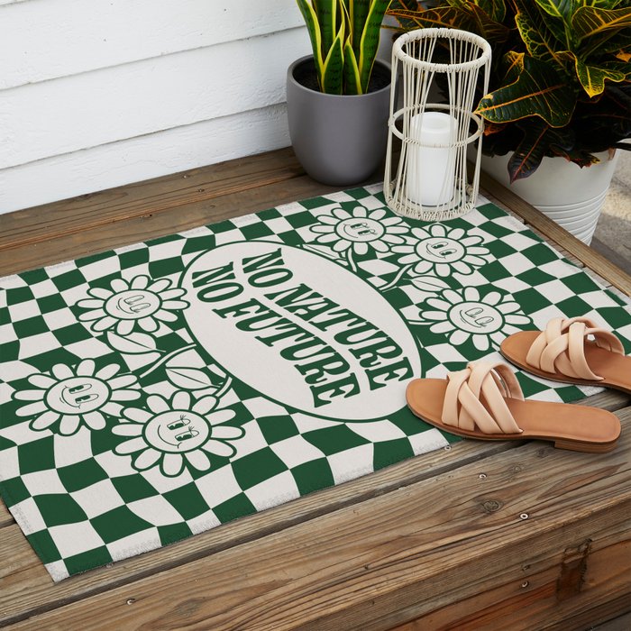 No Nature No Future Outdoor Rug Gallery Image 2