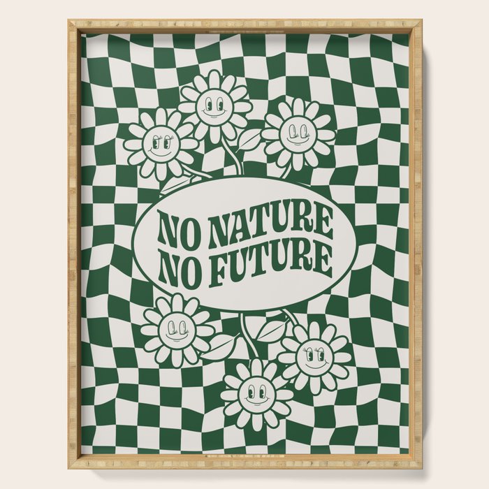 No Nature No Future Serving Tray Gallery Image 1