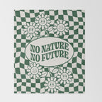No Nature No Future Throw Blanket Gallery Image 2
