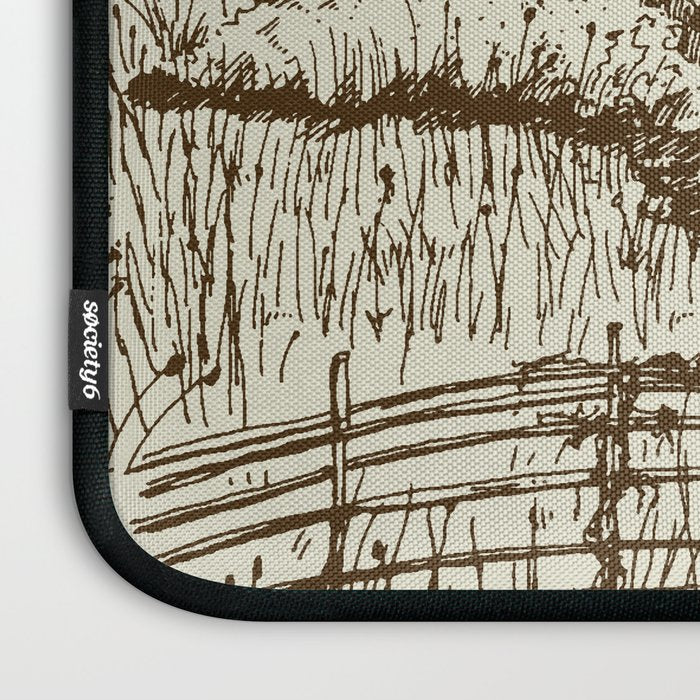 Hobbit house ink Laptop Sleeve Gallery Image 3