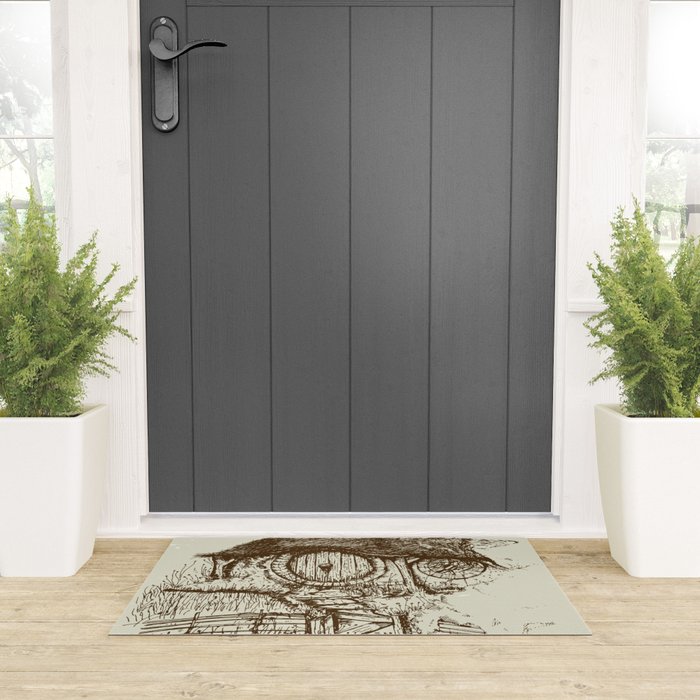 Hobbit house ink Welcome Mat Gallery Image 3