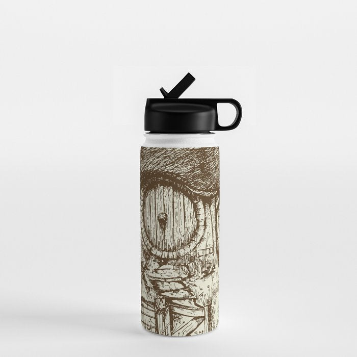 Hobbit house ink Water Bottle Gallery Image 1