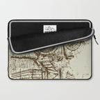 Hobbit house ink Laptop Sleeve Gallery Image 2
