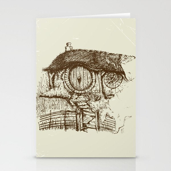 Hobbit house ink Stationery Card Gallery Image 2
