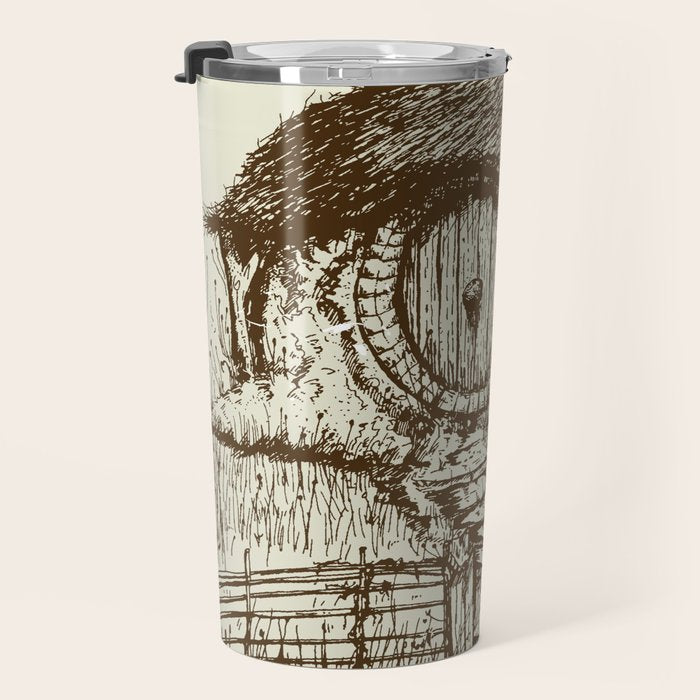 Hobbit house ink Travel Mug Gallery Image 3