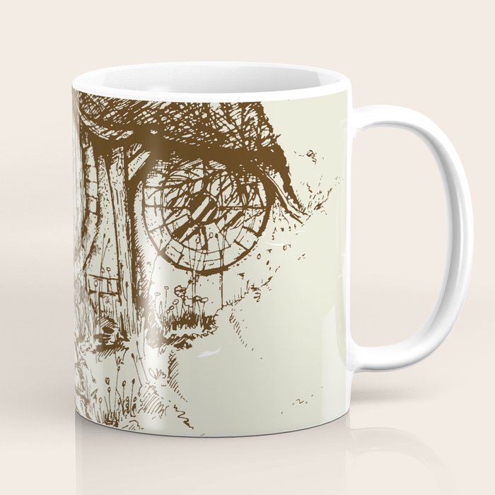 Hobbit house ink Coffee Mug Gallery Image 1