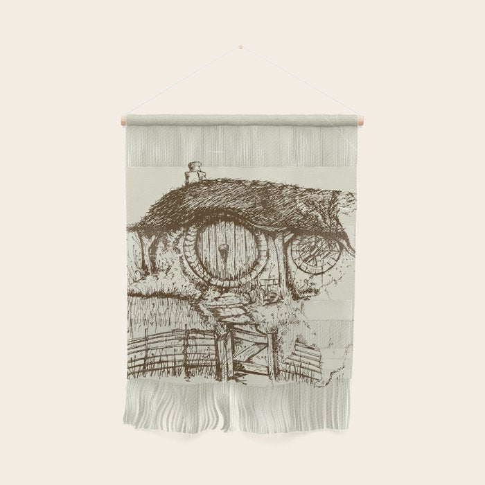 Hobbit house ink Wall Hanging Gallery Image 1