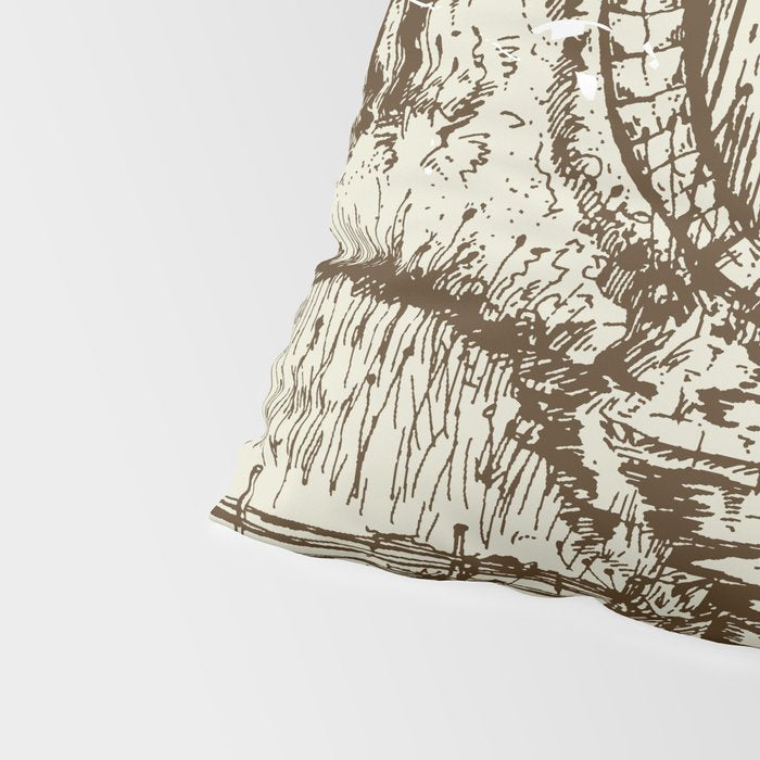 Hobbit house ink Pillow Sham Gallery Image 4