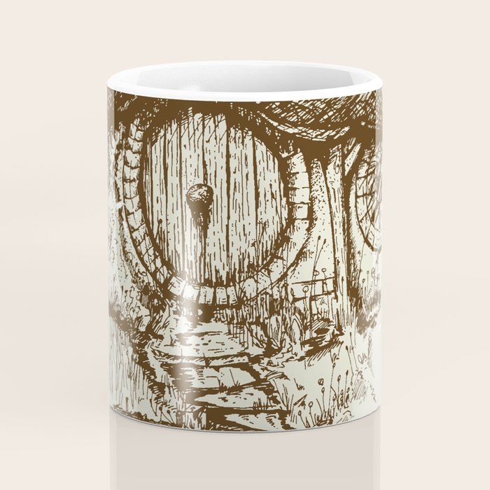 Hobbit house ink Coffee Mug Gallery Image 4