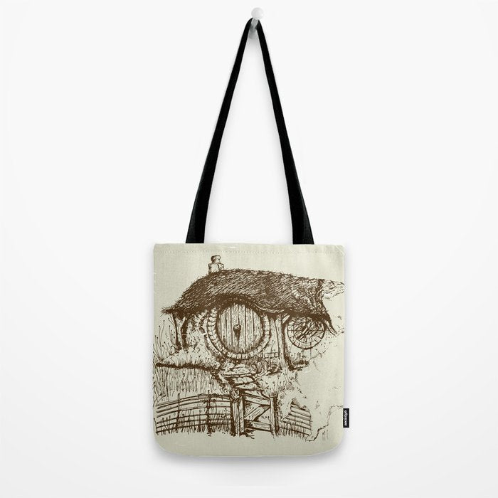 Hobbit house ink Tote Bag Gallery Image 2