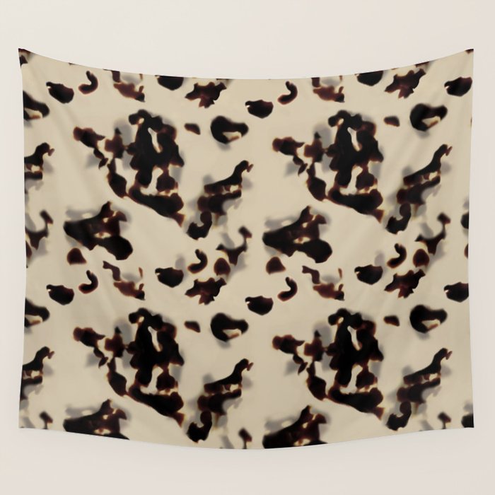 Chic Tortoise Shell on Ivory Wall Tapestry Gallery Image 4