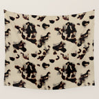 Chic Tortoise Shell on Ivory Wall Tapestry Gallery Image 4