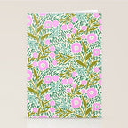 Botanical Garden - Pink and Green Stationery Card Gallery Image 2