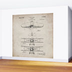 Biplane Patent - Aviation Art - Antique Wall Mural Gallery Image 2