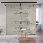 Biplane Patent - Aviation Art - Antique Wall Mural Gallery Image 1