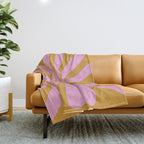 Cute Retro Sun Face  Throw Blanket Gallery Image 1
