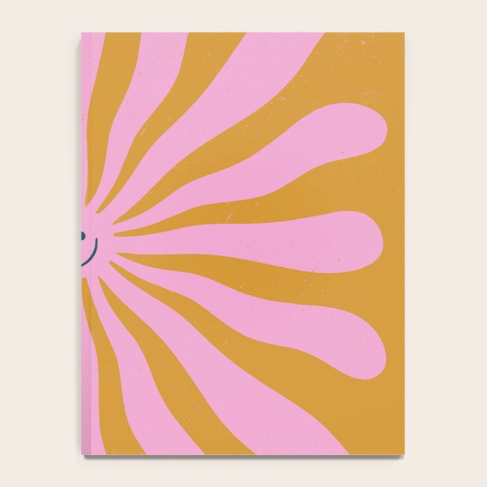 Cute Retro Sun Face  Notebook Gallery Image 4