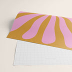 Cute Retro Sun Face  Wrapping Paper Gallery Image 2