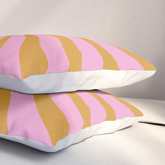 Cute Retro Sun Face  Pillow Sham Gallery Image 3