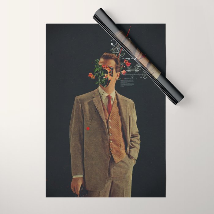 The Energy Vibrations Of Atoms Wrapping Paper Gallery Image 1