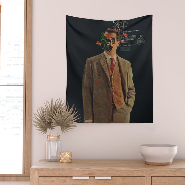The Energy Vibrations Of Atoms Wall Tapestry Gallery Image 2