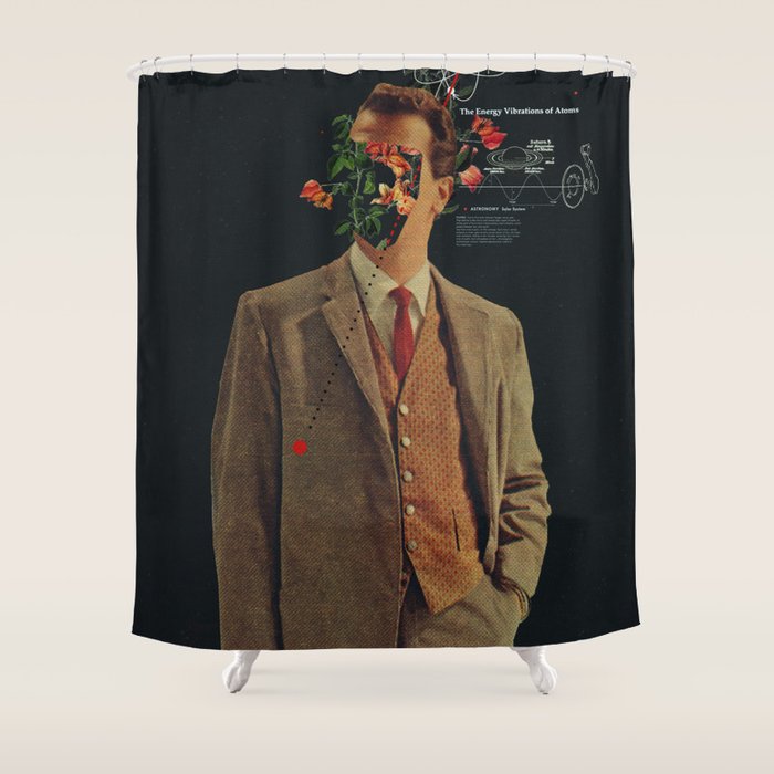 The Energy Vibrations Of Atoms Shower Curtain Gallery Image 1