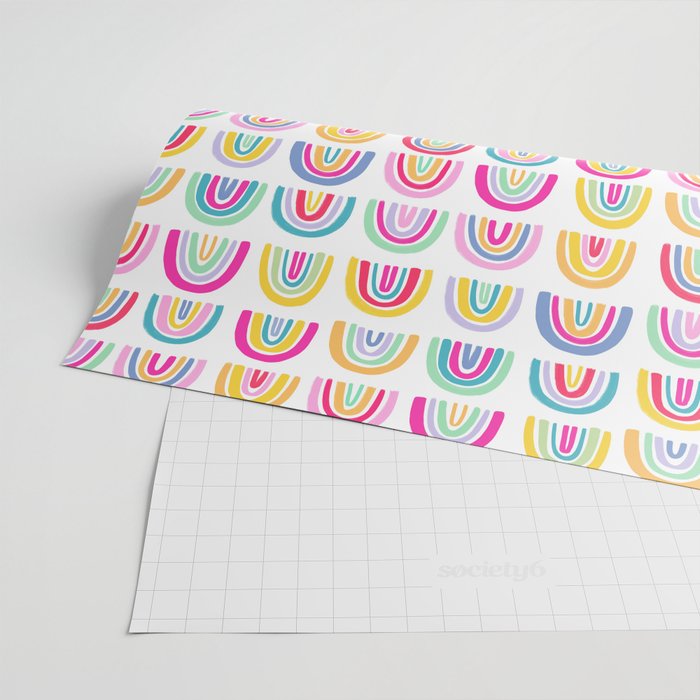 Colorful Rainbows Wrapping Paper Gallery Image 2