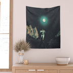 Searching for Happiness out of this Transitional World Wall Tapestry Gallery Image 2