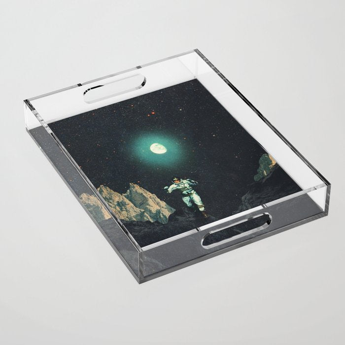 Searching for Happiness out of this Transitional World Acrylic Tray Gallery Image 1