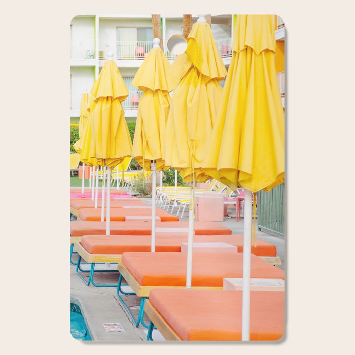 Swimming in Palm Springs - Travel Photography Cutting Board Gallery Image 1