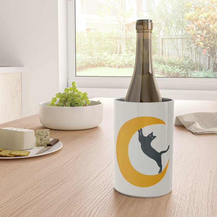 Moon and Cat Wine Chiller Gallery Image 4