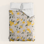 Flower Market Yellow Flowers Comforter Gallery Image 6