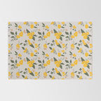 Flower Market Yellow Flowers Rug Gallery Image 2
