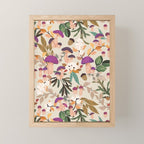 Magic mushroom forest H Mini Art Print Gallery Image 1