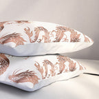 Chinese Dragon - Rose Gold Palette Pillow Sham Gallery Image 3