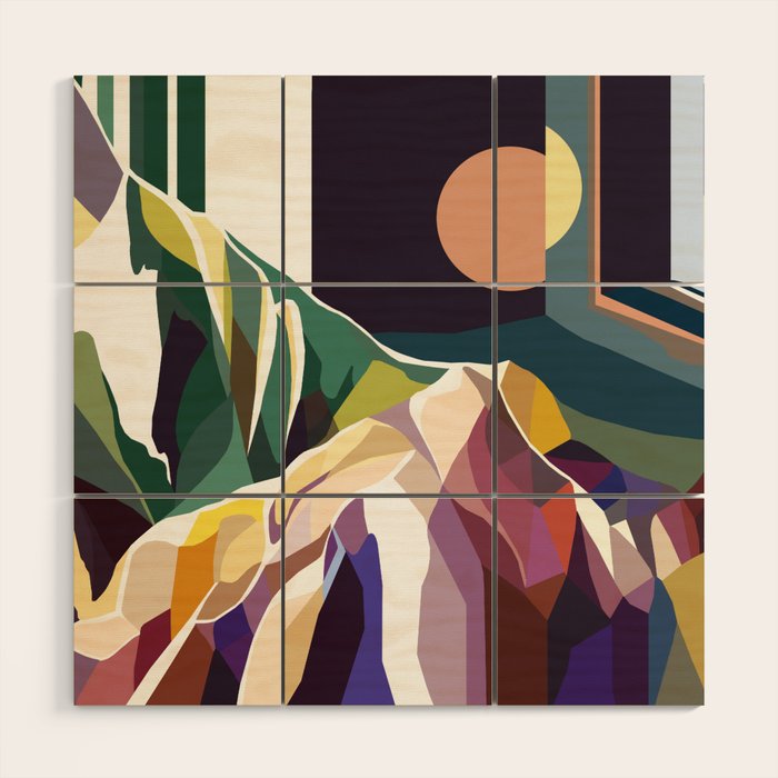 At Mont-Rebei Wood Wall Art Gallery Image 1