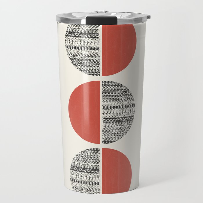 Minimalist circles Travel Mug Gallery Image 1