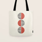 Minimalist circles Tote Bag Gallery Image 1