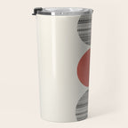 Minimalist circles Travel Mug Gallery Image 3