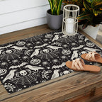 All Hallows' Eve - Black Ivory Halloween Outdoor Rug Gallery Image 2