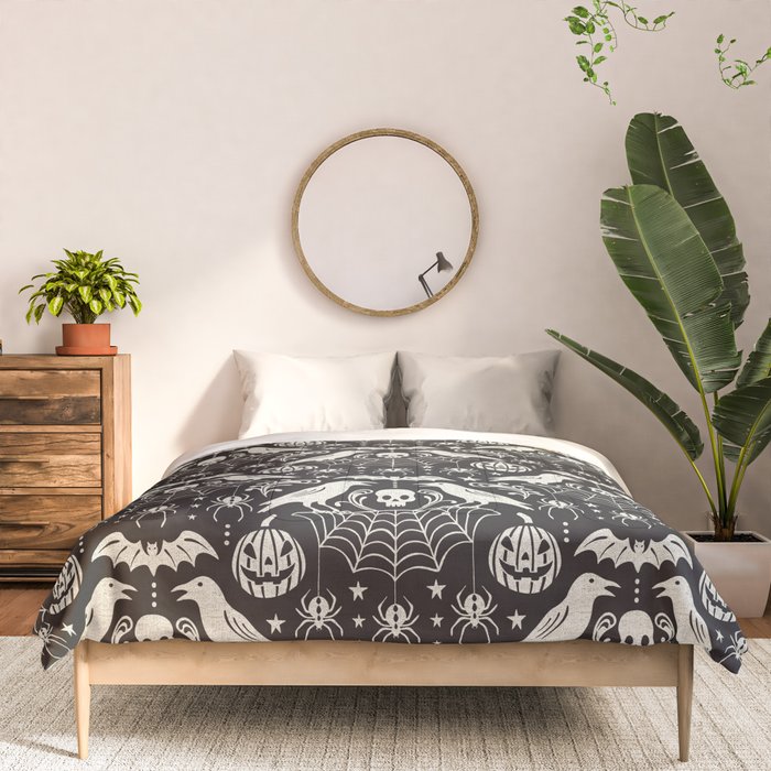 All Hallows' Eve - Black Ivory Halloween Comforter Gallery Image 3