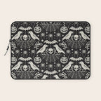 All Hallows' Eve - Black Ivory Halloween Laptop Sleeve Gallery Image 1
