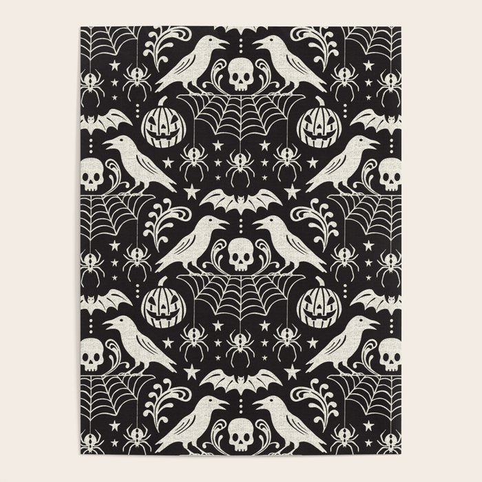 All Hallows' Eve - Black Ivory Halloween Poster Gallery Image 4