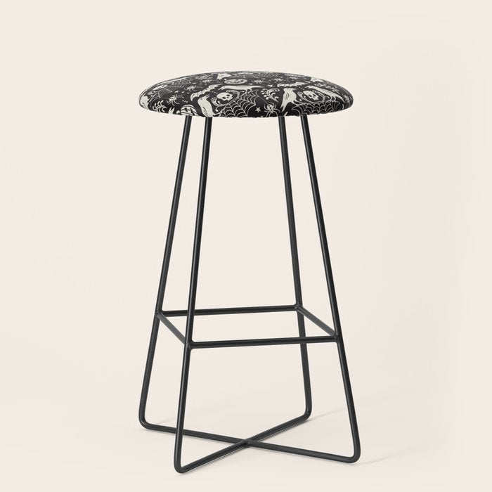 All Hallows' Eve - Black Ivory Halloween Stool Gallery Image 1