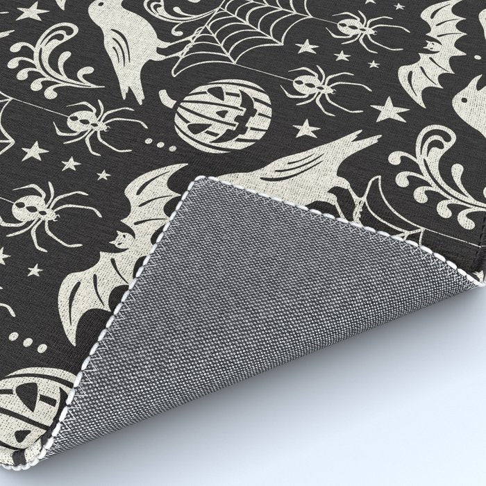 All Hallows' Eve - Black Ivory Halloween Rug Gallery Image 4