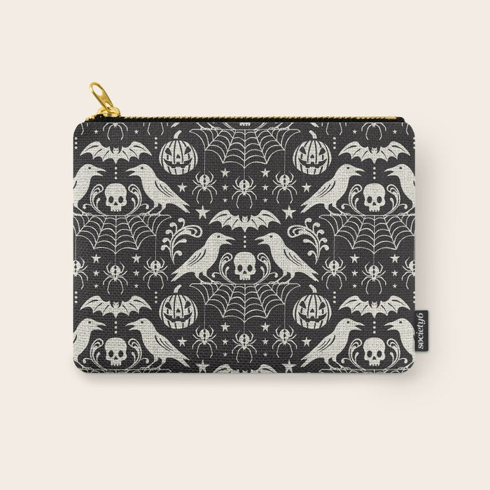 All Hallows' Eve - Black Ivory Halloween Carry All Pouch Gallery Image 1