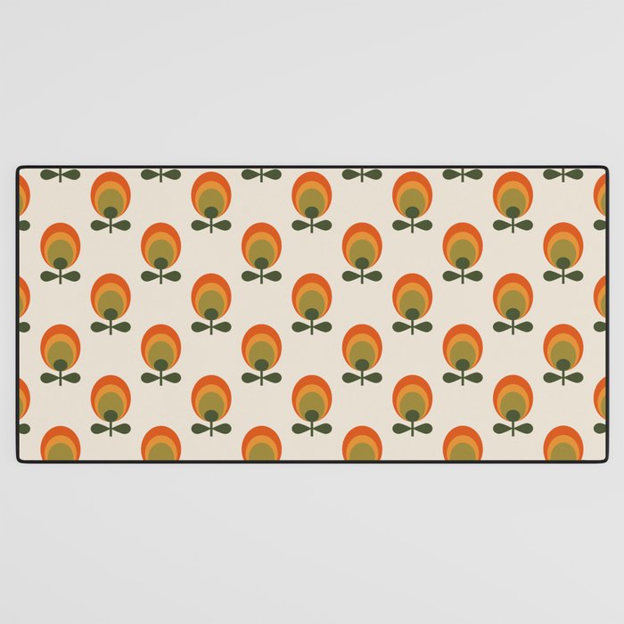 Bright Flowers Desk Mat Gallery Image 3