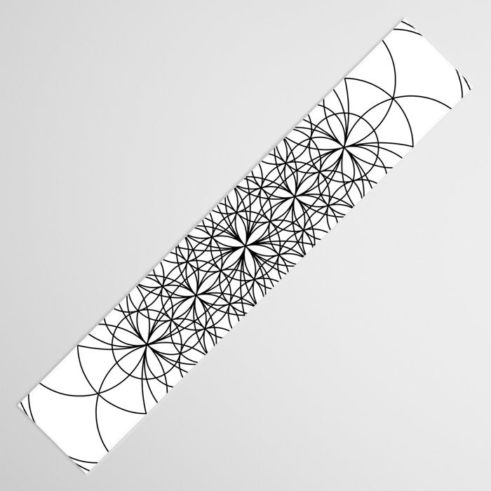 Flower of life sacred geometry Table Runner Gallery Image 3