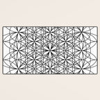 Flower of life sacred geometry Desk Mat Gallery Image 3